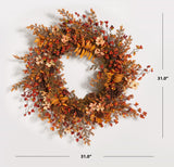 Safavieh Faux 31 Inch Berry & Coreopsis Wreath FXP1050A