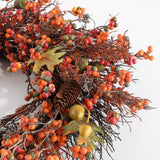 Safavieh Faux 26 Inch Berry, Acorn, Pine Cone & Oak Leaf Wreath FXP1054A