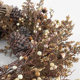 Safavieh Faux 31 Inch Berry & Pine Cone Wreath W/ Bow FXP1055A