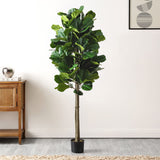 Safavieh Faux Fiddle Leaf Fig 70" Potted Tree FXP2004A