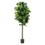 Safavieh Faux Fiddle Leaf Fig 70" Potted Tree FXP2004A