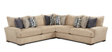 Fusion 2000/2001/2005 Transitional Sectional 2000/2001/2005 Handwoven Linen Sectional