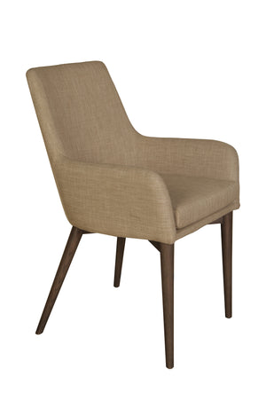 LH Imports Fritz Arm Dining Chair – Beige FZ-02B