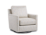 Fusion 21-02G Transitional Swivel Glider Chair 21-02G THETA CITRON