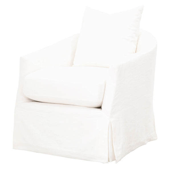 Essentials for Living Stitch & Hand - Upholstery Faye Slipcover Swivel Club Chair 6650.CRCRP
