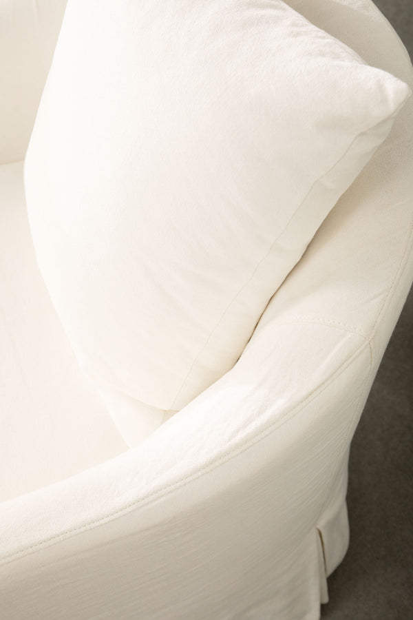 Essentials for Living Stitch & Hand - Upholstery Faye Slipcover Swivel Club Chair 6650.CRCRP