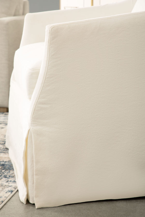 Essentials for Living Stitch & Hand - Upholstery Faye Slipcover Swivel Club Chair 6650.CRCRP