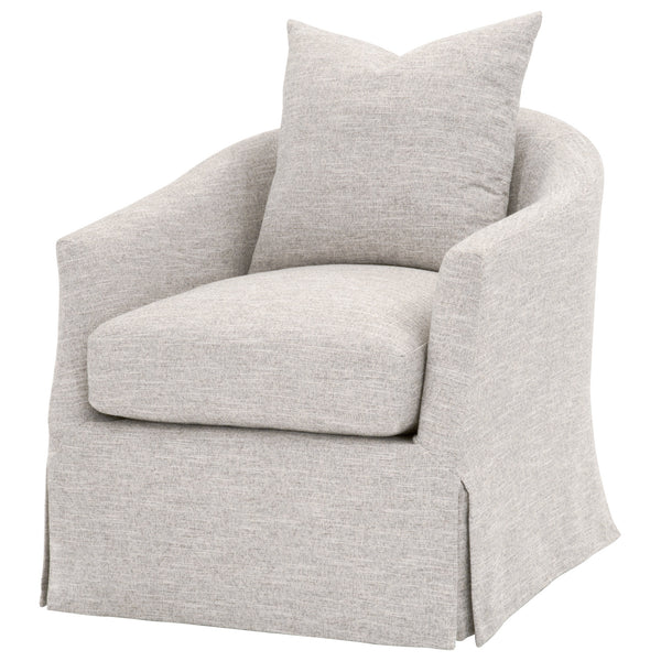 Essentials for Living Stitch & Hand - Upholstery Faye Slipcover Swivel Club Chair 6650.MIN-BIR
