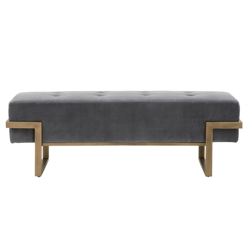 Essentials for Living District Fiona Upholstered Bench 4575.BGRY/BRA