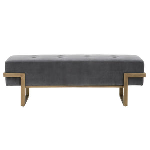 Essentials for Living District Fiona Upholstered Bench 4575.BGRY/BRA