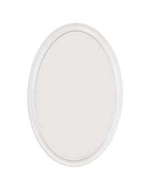 Zeugma FM168 White Small Oval Mirror