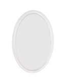 FM168 White Small Oval Mirror