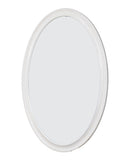 Zeugma FM168 White Small Oval Mirror