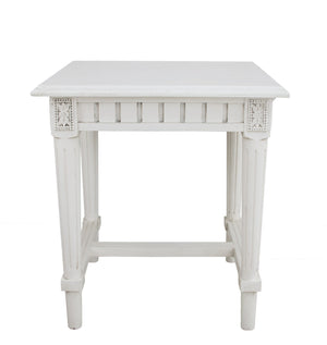 Zeugma FR859 White Side Table