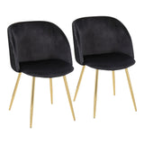 Fran Pleated Chair - Set of 2