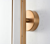 Bethel Brass LED Wall Sconce in Aluminum & Acrylic