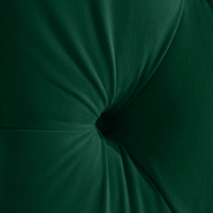 Fritz Velvet / Engineered Wood / Metal / Foam Contemporary Green Velvet Full Bed - 60.5" W x 83" D x 71" H