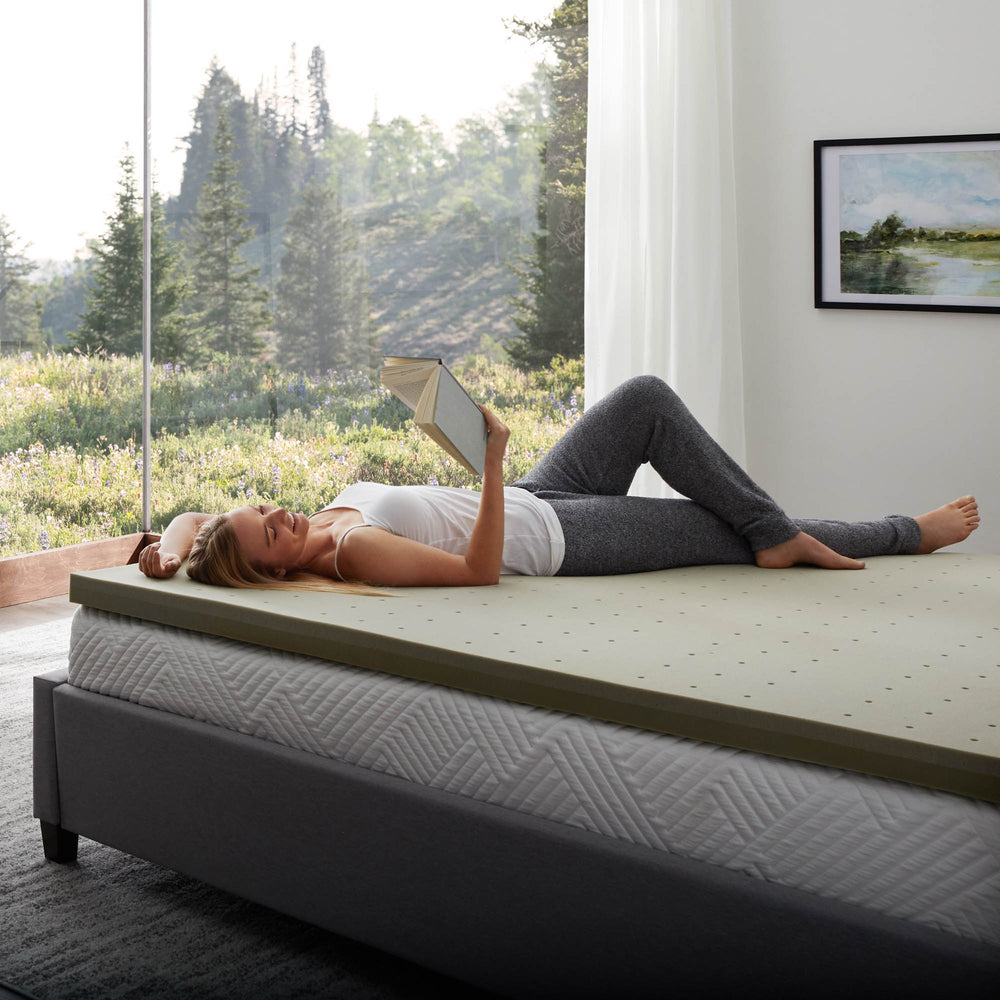 Malouf 2.5 inch ActiveDough™ Mattress Topper + CBD Oil  IS25CKCFMF