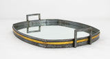 Zeugma Fxt116 Gray & Gold Tray