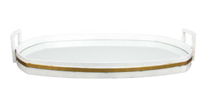 Zeugma Fxt116 White & Gold Tray