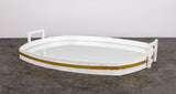 Zeugma Fxt116 White & Gold Tray