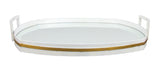 Zeugma Fxt116 White & Gold Tray