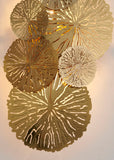 Bethel Gold Wall Sconce in Metal