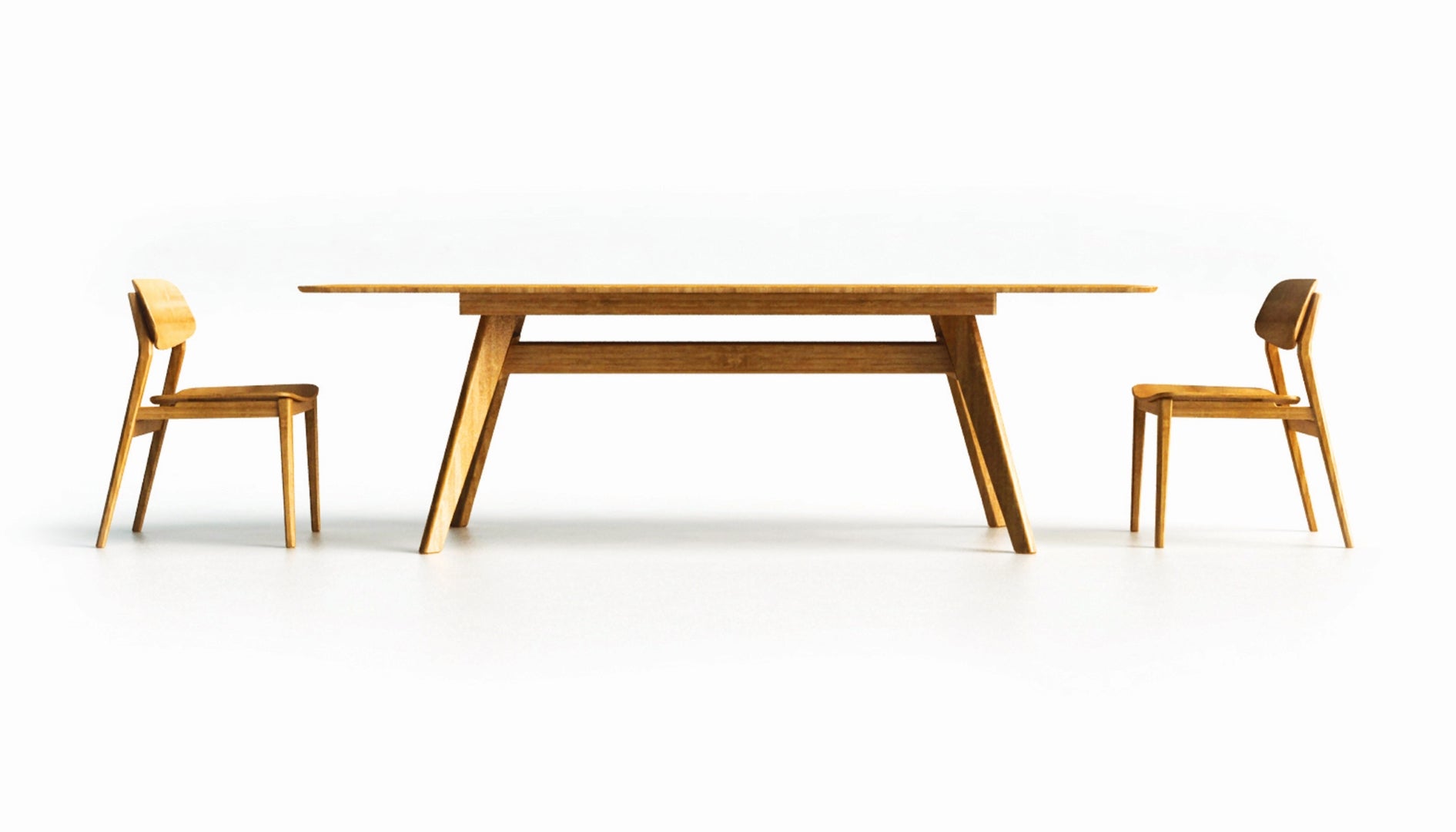 Greenington Bamboo Currant Extendable Dining Table - Thumbnail 5