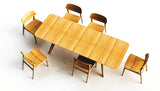 Greenington Currant 72 - 92" Extendable Dining Table G0022CA