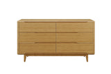 Currant Six Drawer Double Dresser