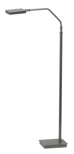 Generation adjustable LED floor lamp in platinum gray