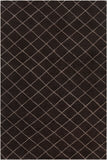 Chandra Rugs Gaia 100% Wool Hand-Knotted Contemporary Wool Rug Brown/White 9' x 13'