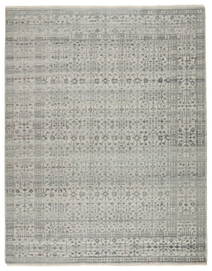 Jaipur Living Arinna Hand-Knotted Tribal Gray/ Light Blue Area Rug (10'X14')