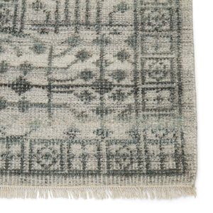 Jaipur Living Arinna Hand-Knotted Tribal Gray/ Light Blue Area Rug (10'X14')