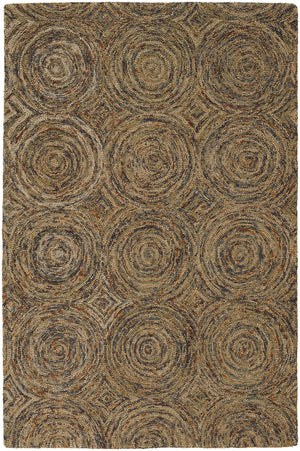Chandra Rugs Galaxy 100% Wool Hand-Tufted Contemporary Rug Multi 7'9 x 10'6