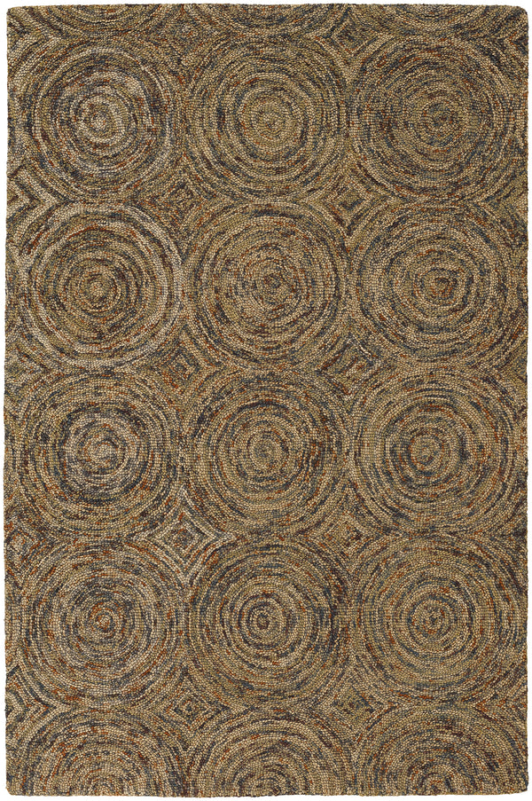 Chandra Rugs Galaxy 100% Wool Hand-Tufted Contemporary Rug Multi 7'9 x 10'6