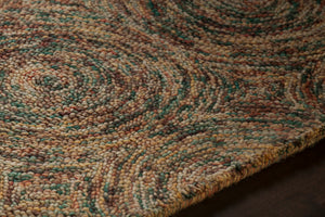Chandra Rugs Galaxy 100% Wool Hand-Tufted Contemporary Rug Multi 7'9 x 10'6