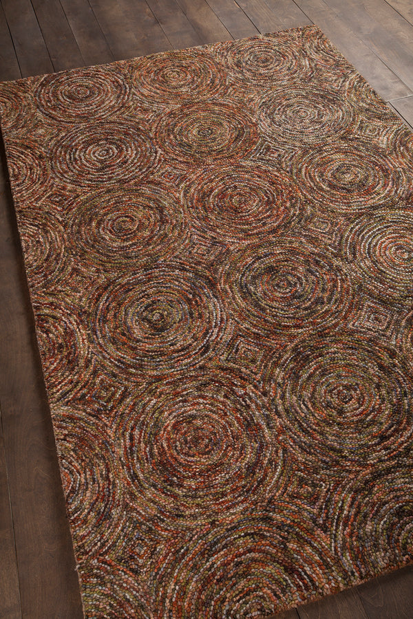 Chandra Rugs Galaxy 100% Wool Hand-Tufted Contemporary Rug Multi 7'9 x 10'6