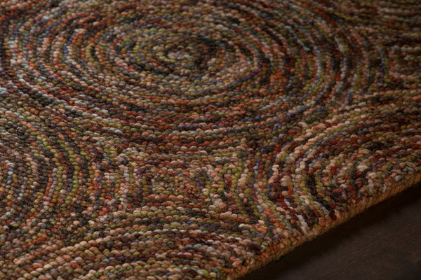 Chandra Rugs Galaxy 100% Wool Hand-Tufted Contemporary Rug Multi 7'9 x 10'6