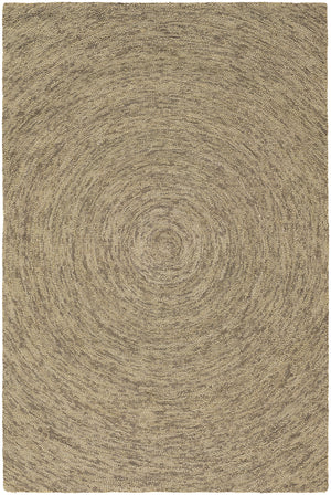 Chandra Rugs Galaxy 100% Wool Hand-Tufted Contemporary Rug Beige/Taupe 7'9 x 10'6