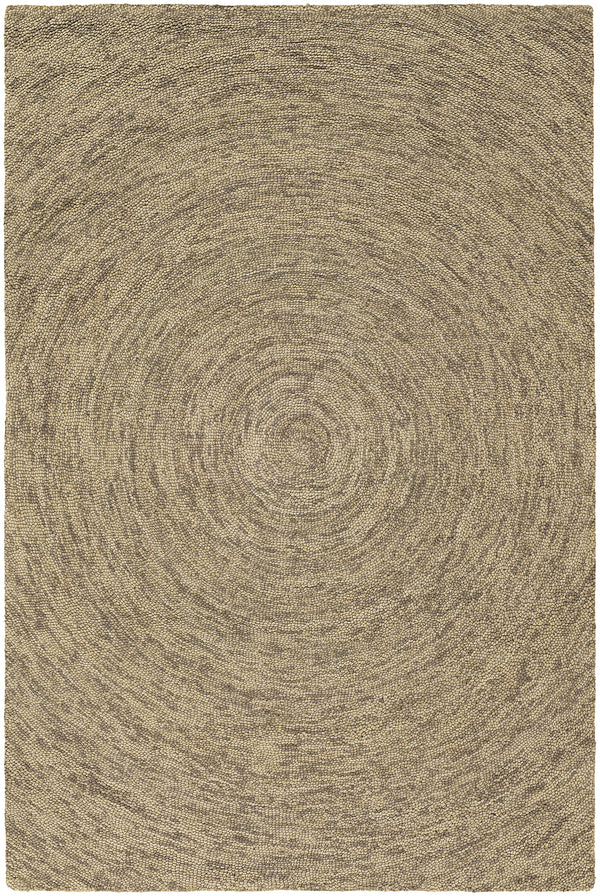 Chandra Rugs Galaxy 100% Wool Hand-Tufted Contemporary Rug Beige/Taupe 7'9 x 10'6