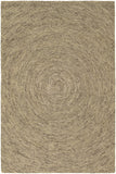 Chandra Rugs Galaxy 100% Wool Hand-Tufted Contemporary Rug Beige/Taupe 7'9 x 10'6