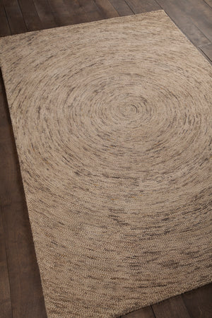 Chandra Rugs Galaxy 100% Wool Hand-Tufted Contemporary Rug Beige/Taupe 7'9 x 10'6