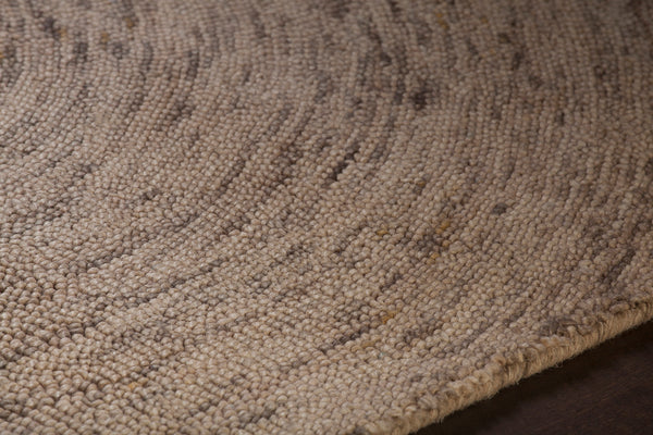 Chandra Rugs Galaxy 100% Wool Hand-Tufted Contemporary Rug Beige/Taupe 7'9 x 10'6