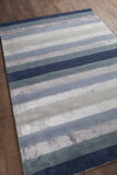 Chandra Rugs Gardenia 60% Wool + 40% Viscose Hand-Tufted Contemporary Rug Charcoal/Grey 9' x 13'