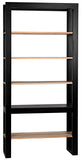 Noir Winston Bookcase GBCS129MTB