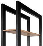 Noir Winston Bookcase GBCS129MTB