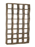 Noir Zig-Zag Bookcase GBCS139OW