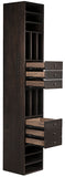 Noir Tubula Bookcase GBCS208EB