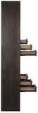 Noir Tubula Bookcase GBCS208EB